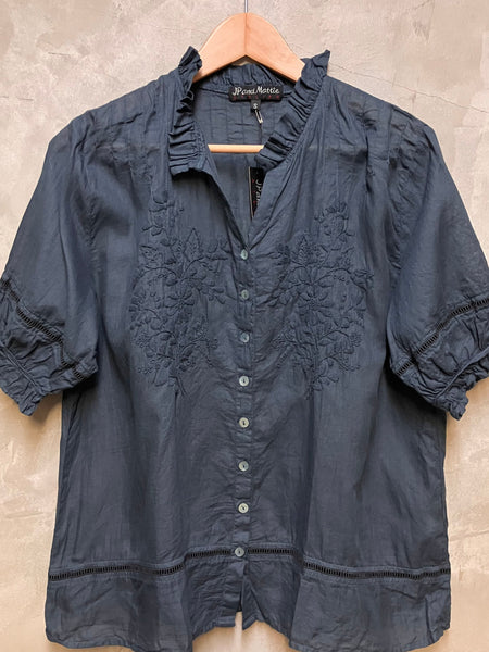 5335 Sabine Hand Embroidered Shirt